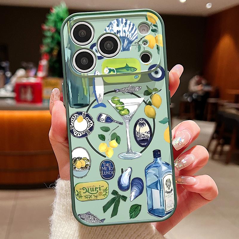 SeaWorld Pattern Case For iPhone 17 Pro Max Magnetic For Magsafe Hybrid Slim Matte Cover For iPhone 16 15 14 13 Pro Max Octopus Starfish