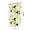 Pandas and plants wallpaper for living room and bedroom 50x1000