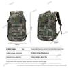 Xinnengda Large Capacity Camouflage Hiking Backpack