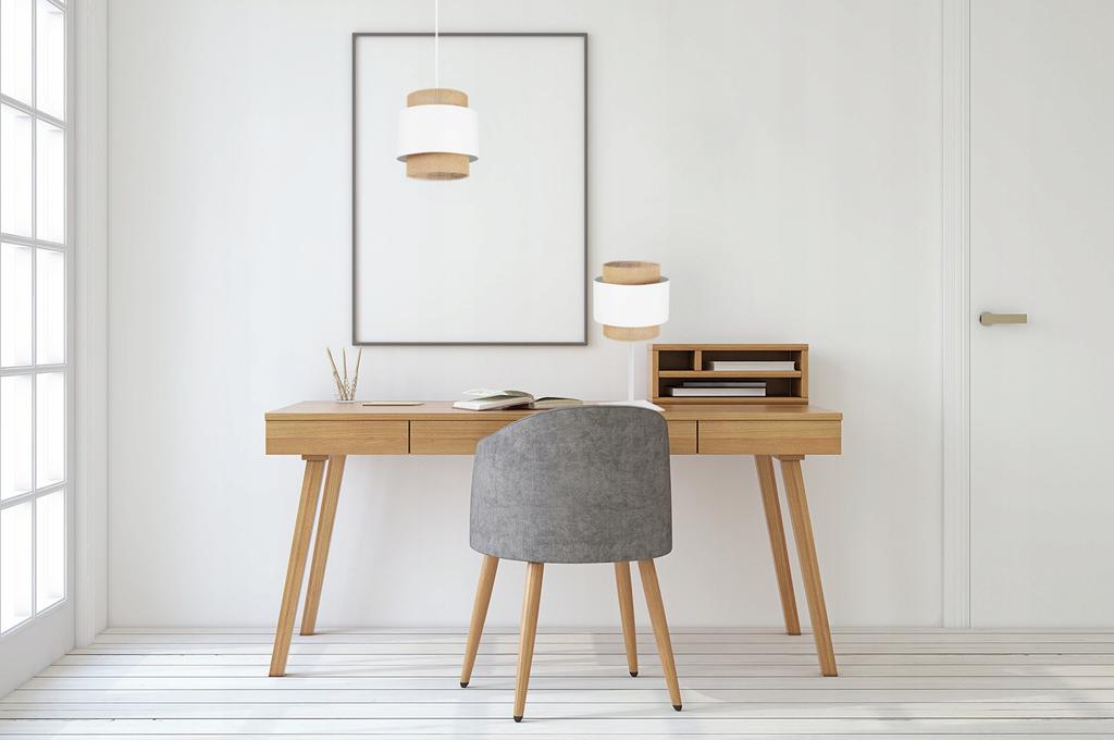 NIGHT TABLE LAMP BOHO JUTA LAMPSHADE 20 CM