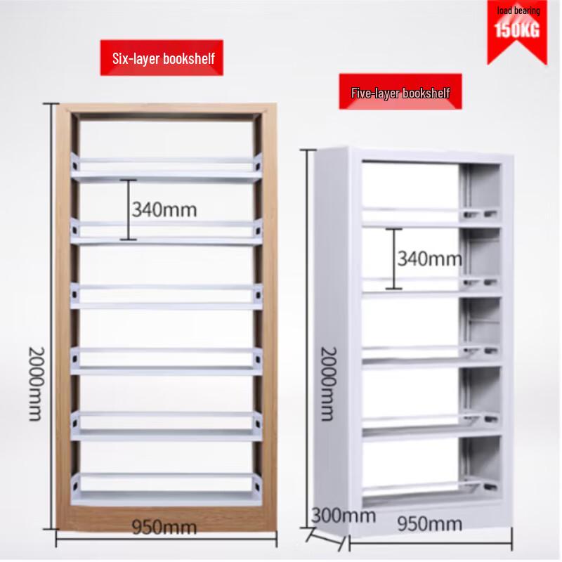 Steel Library Bookshelf