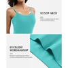 CHARMLEAKS Damen-Unterhemd aus Baumwolle, Damenunterwäsche, Nachtwäsche, Unterwäsche, Hebe-BH, solides Basic-Tanktop, 2er-Pack