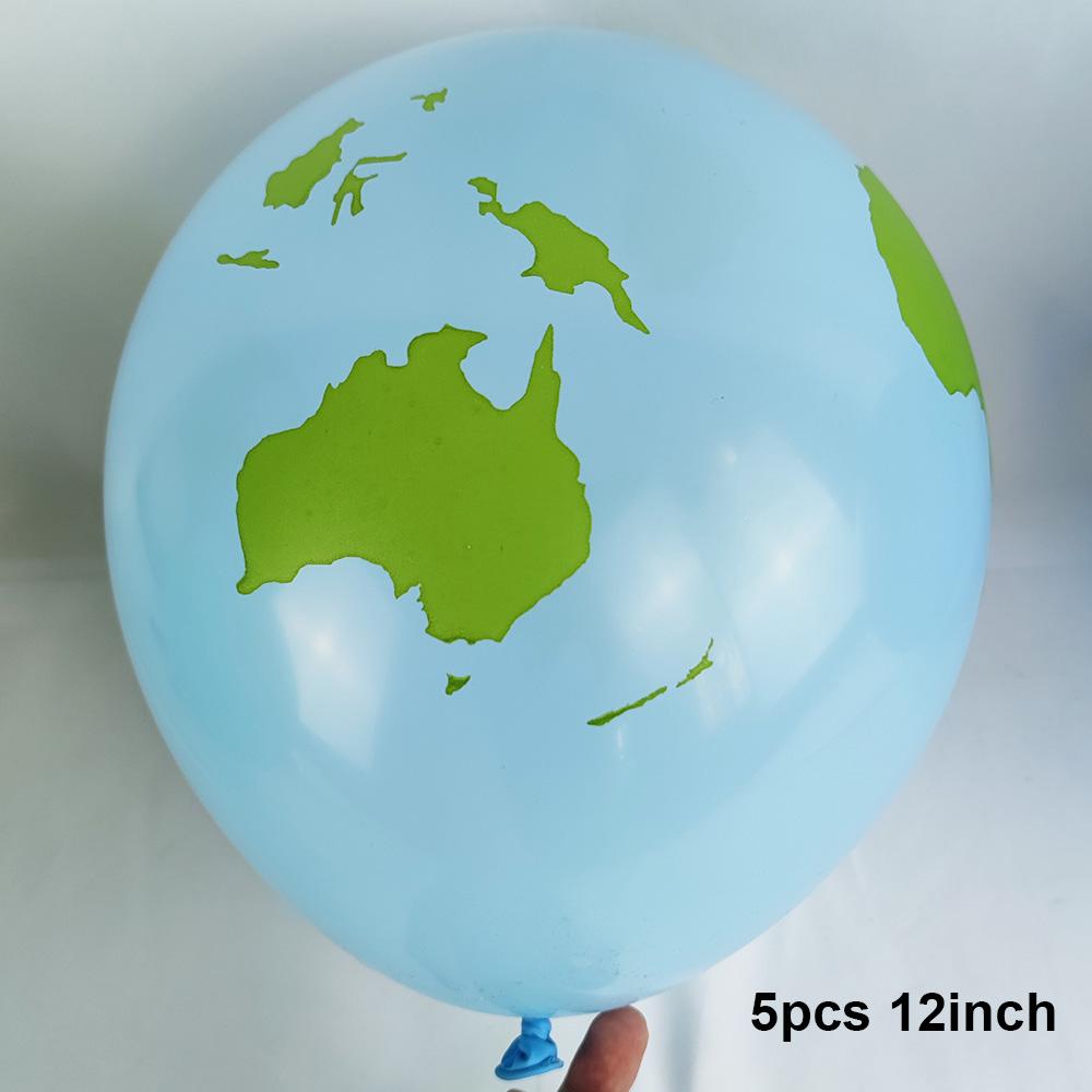 

22 Inch Earth Balloons Planet Balloon Global World Map Latex Balloon for Travel Theme Space Theme Birthday Party Supplie Retire Other