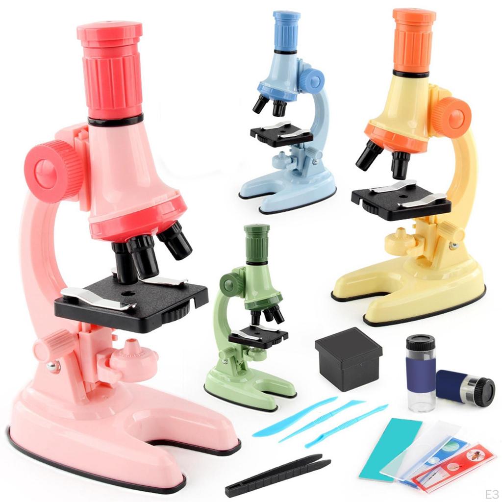 Microscope Science Toys Experiments Kit Developmental for Girls Boys