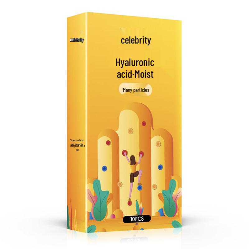 Celebrity Ultra-Thin 002 Gepunktete Kondome 10er-Pack: Ideal für Hotel- und Familienplanungsnutzung