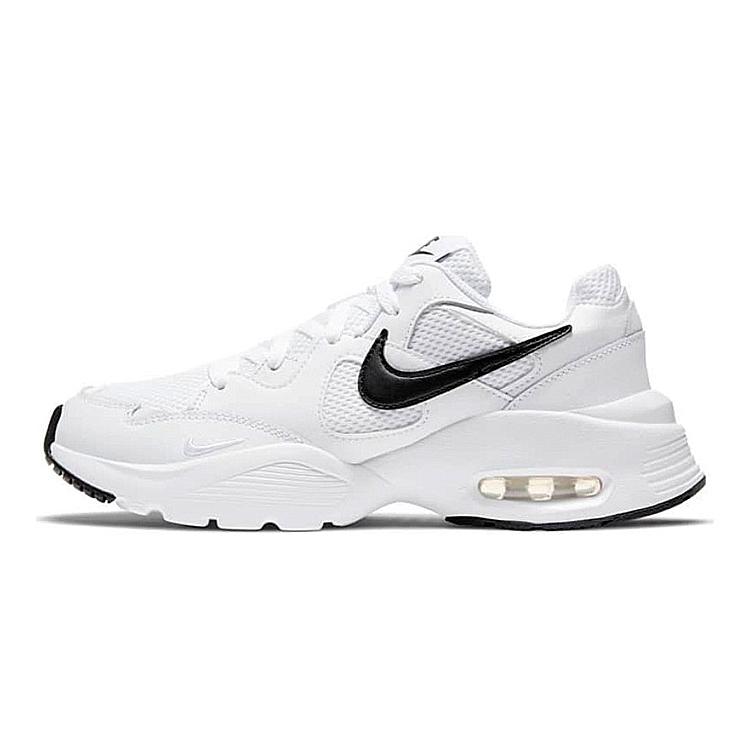 Nike Air Max Fusion Fabric Cushioning Slip Resistant Abrasion Resistant Breathable Low Top Casual Running Shoes Women's CJ1671-100(Team76-)