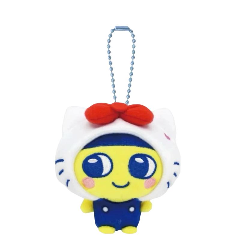 10cm NEW Tamagotchi Plush doll Keychain Kawaii Key Ring Sanrio Memetchi Melody Kuromi Anime Mimitchi Bag Pendant Toys Gift