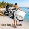 FC Zürich Design Beach Towel Custom Text Large Towel for Beach Vacation