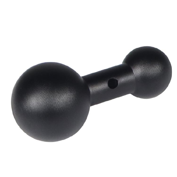 Adapter z podwójną kulą z szybkozłączem Łatwy montaż Aluminiowy Adapter przegubu kulowego z obrotem 360° do montażu akcesoriów