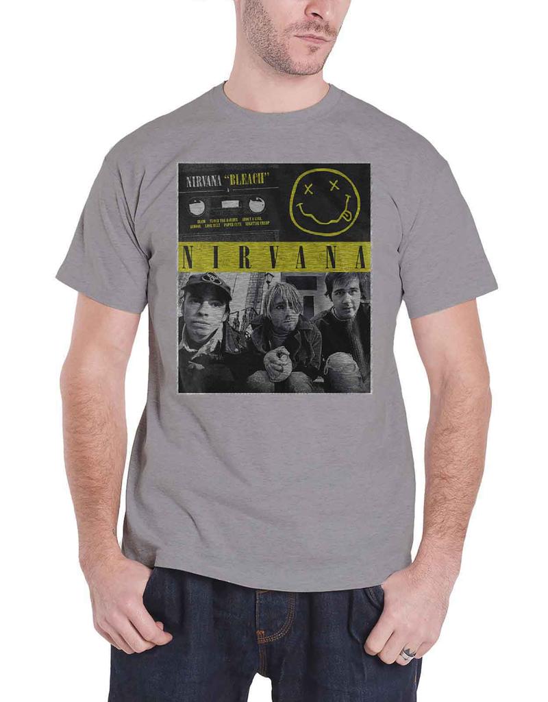 Buy Nirvana T Shirt Bleach Tape Photo 