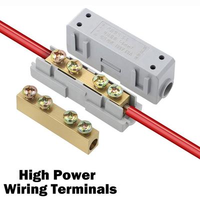 Docking High Power High Power Splitter Conductor Brass Quick Quick Terminal Block Wire Connector Electrical