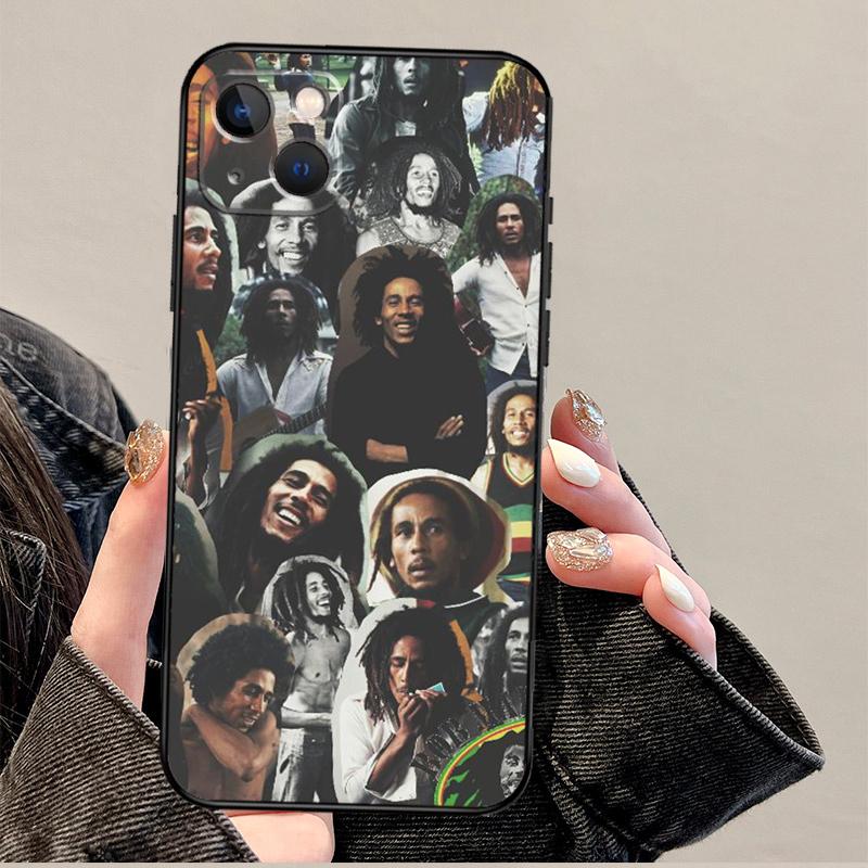 Bob Marley Zitate Rasta Reggae Hülle Für iPhone 15 16 14 13 12 11 Pro Max Mini Plus X XR XS Max Abdeckung Schale
