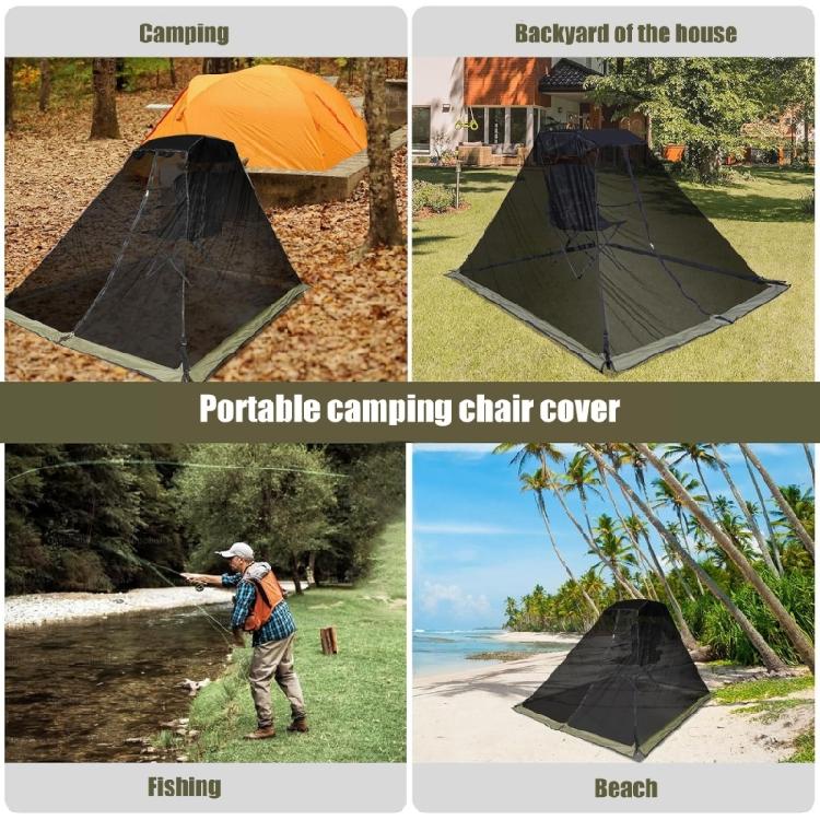 Tear Resistant Camping Chair Mosquitoes Net Mesh Enclosures Chair Mesh Netting Keep Insect Out During Outdoors Adventure