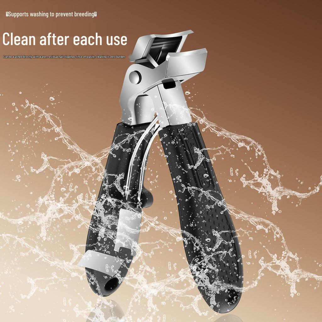 Angled Anti-Splash Ingrown Toenail Trimmers for Thick Nails