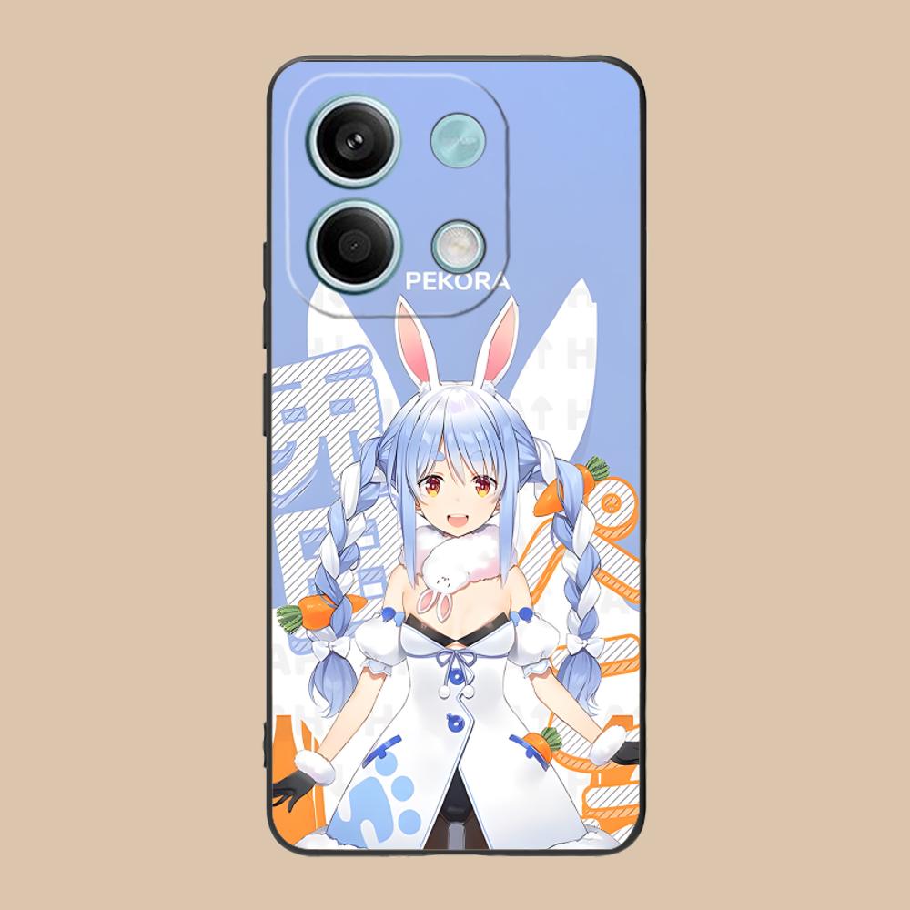 Holo Usada Pekora Matte TPU Mobile Phone Case for POCO M7 M6 M5 M4 M3 X7 X6 X5 X4 X3 Pro GT 5G Colorful Printing Cover