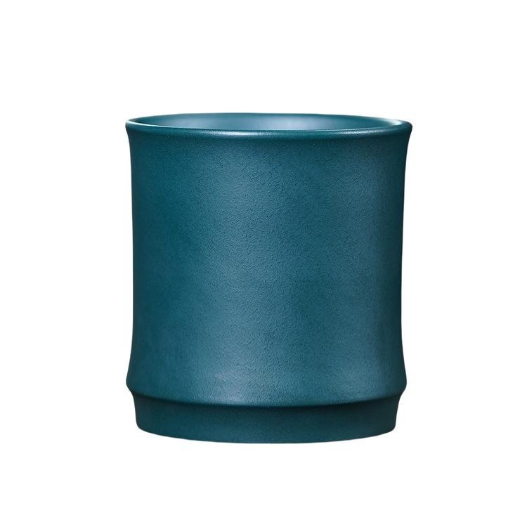 

215ml Yixing Purple Clay Bamboo Knot Teacup Zen Tea Bowl Single Cups Tea-tasting Personal Cup Chazhan Master Cups Drinkware Gift