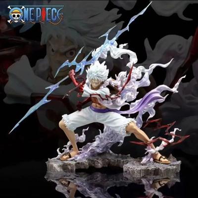 Figurka Anime One Piece 28cm, Bóg Słońca, Nika Luffy Gear, Wersja 5, Statua, Model Figurki Akcji, Dekoracja Lalka, Kolekcja Zabawek