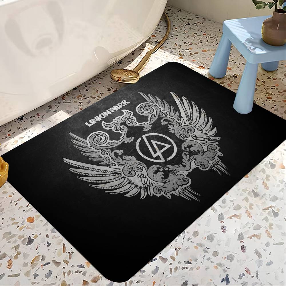 Rock Band L-Linkin P-Park Floor Mat Rectangle Anti-slip Home Soft Badmat Front Door Indoor Outdoor Mat Hotel Decor Mat
