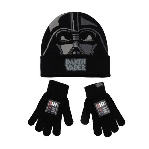 Star Wars Boys Darth Vader Beanie & Gloves Set