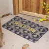 Floor Mat Wire Ring PVC Bathroom Kitchen Door Mat Durable and Stable Anti-slip Dust Removal Door Mat