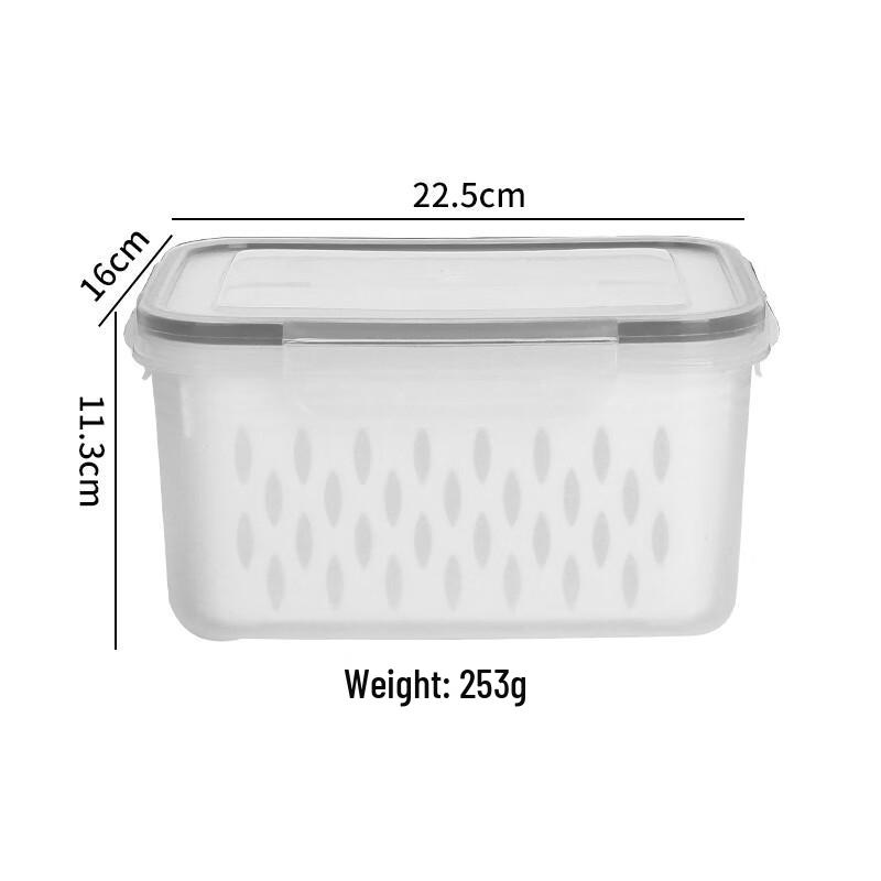 Shixun Draining Food Storage Box Set