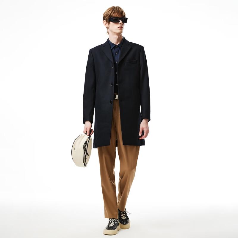 J.LINDEBERG Men's Wool Blend Mid-Length Coat