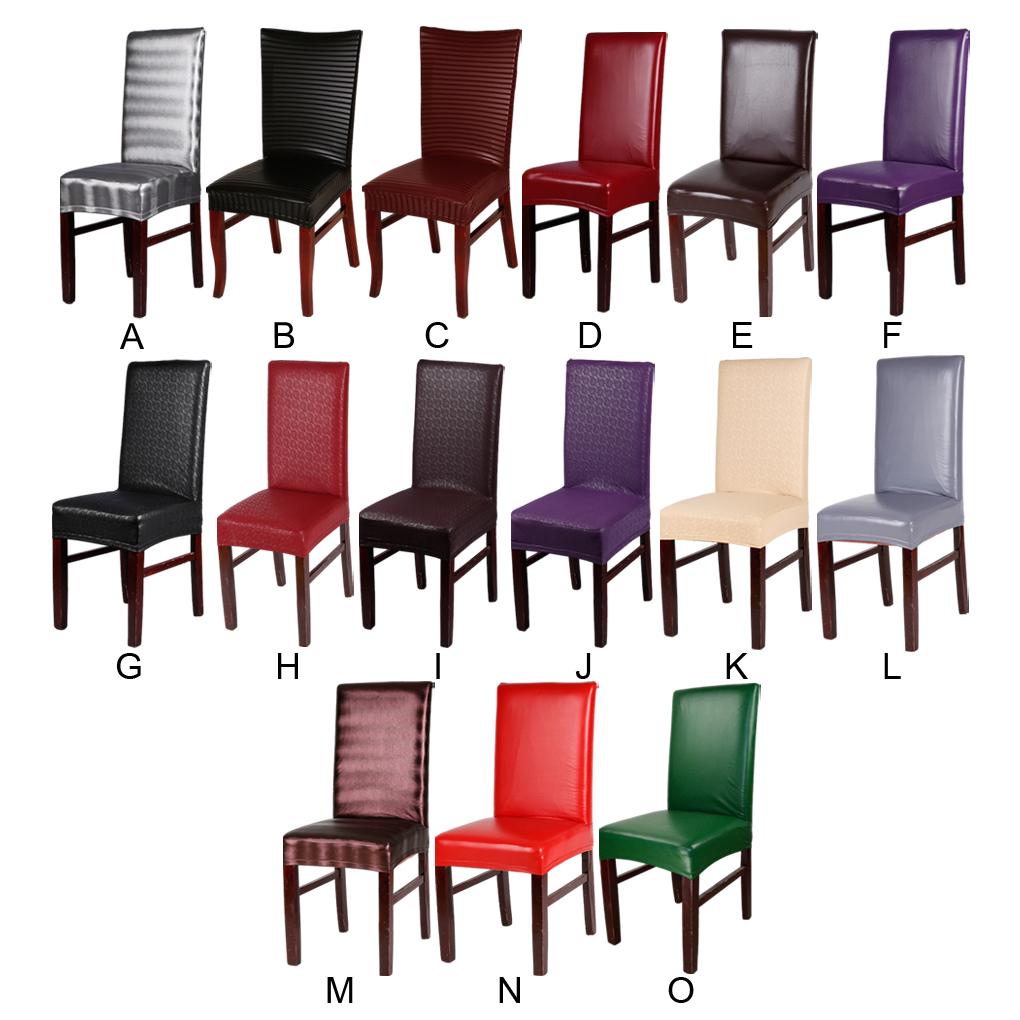 PU Stylish And Practical Chair Covers For All Occasions PU Dining Chair Cover Chair Protector