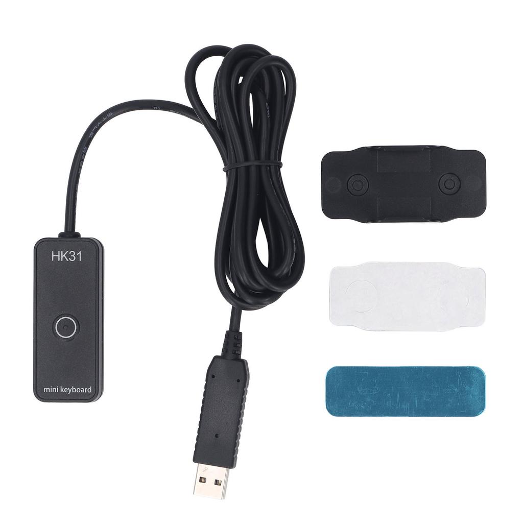 Custom USB Mini Keypad Programmable Macro Keyboard Raised Braille Design Magnetic Mounting HK31 1 Key Position