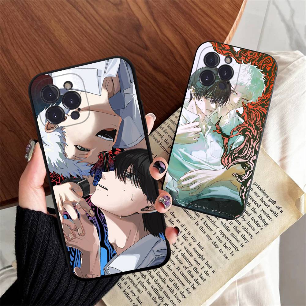 S-Summer H-Hikaru D-Died Black Silicone Matte Phone Case For Iphone 17 Air 16 15 14 13 12 11 Pro Max Plus Back Cover TPU