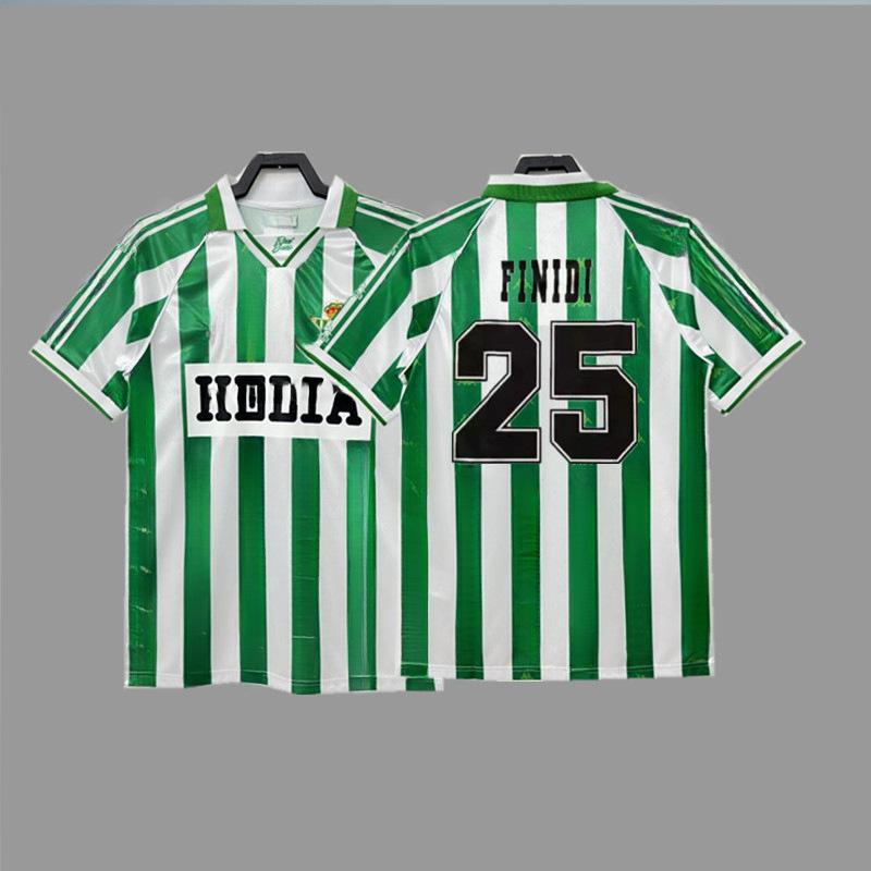 Retro jersey football jersey classic nostalgic replica Betis Rodriguez long Retro jersey