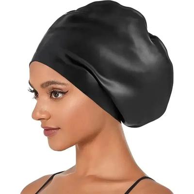 Design Espesso Impermeável Touca de Natação Elástica Touca de Snorkel Previne Irritação por Cloro