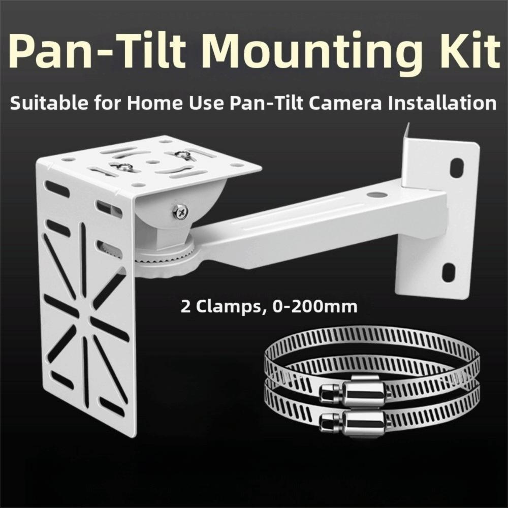 Adjustable Angle Camera Bracket L Shape Pole Mount Bracket Security Camera Mount Wall