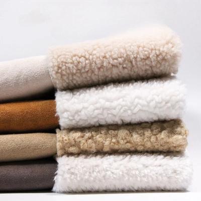 50x150cm Thickened Suede Composite Lamb Wool Fabric Winter Warm Coat Motorcycle Clothing Windbreaker Fashion Sewing Cloth