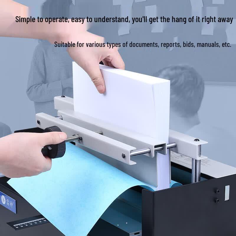 Leishen A4 Desktop Hot Melt Perfect Binding Machine CN Plug (adapter Included)