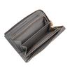 Long Wallet Genuine Leather Large Capacity Dark Gray [Jewel Narrows] [Folly Wallet] No.15147 Women's