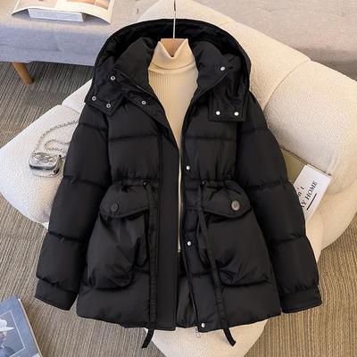 Down Cotton-padded Jacket for Women In Winter New Style Short Cotton-padded Jacket Fashionable Waist Slimming Thickened Cotton-padded Jacket