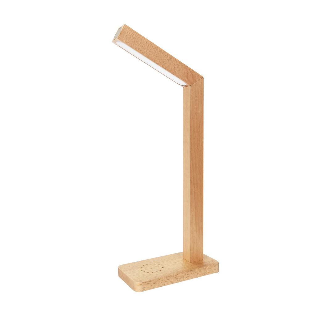 Smart Rechargeable LED Night Light: Solid Wood with Motion Sensing for Home & Hallways
