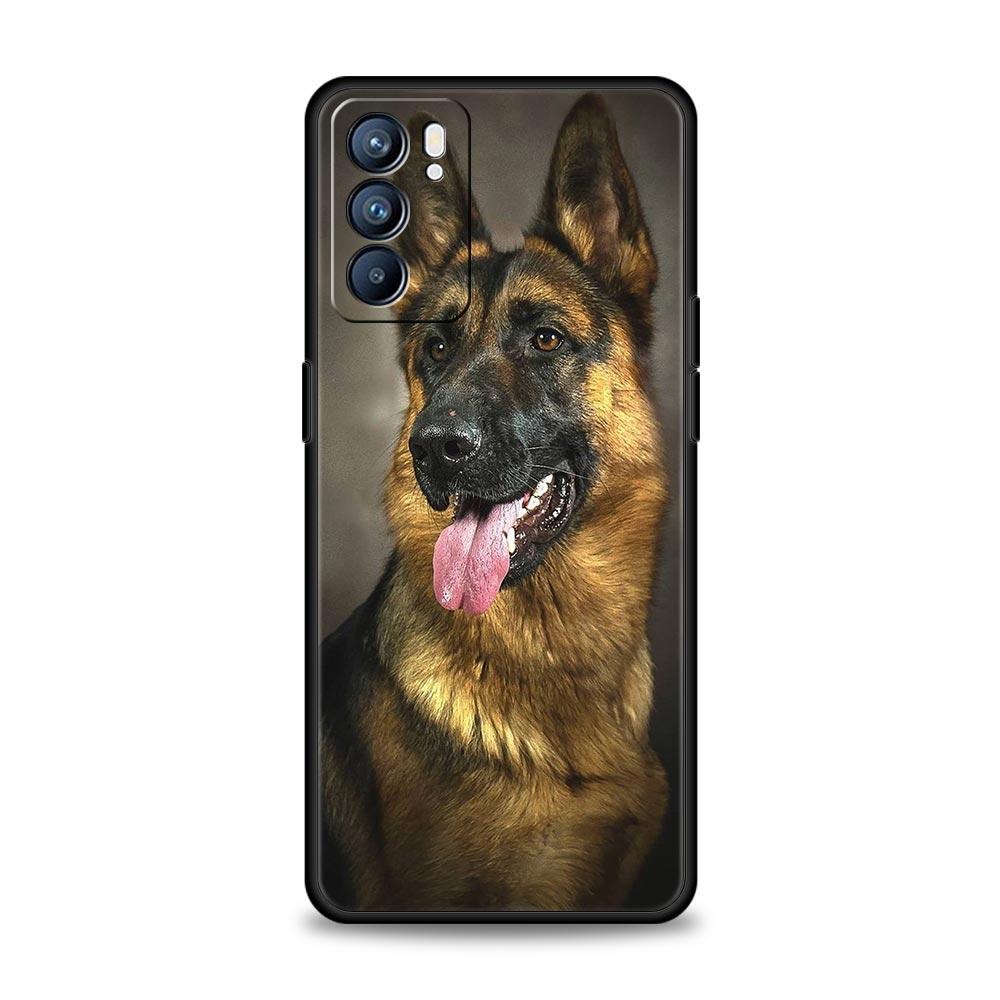 Phone Case For Oppo Reno13 Reno12 Reno11 F Reno10 Pro A54 A53 A95 A76 A74 A57 A98 A80 A79 5G A78 4G Cover German Shepherd Dog