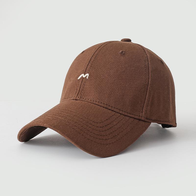 Vintage embroidered baseball hat women's spring and summer fashion versatile sun protection visor outdoor sports cap