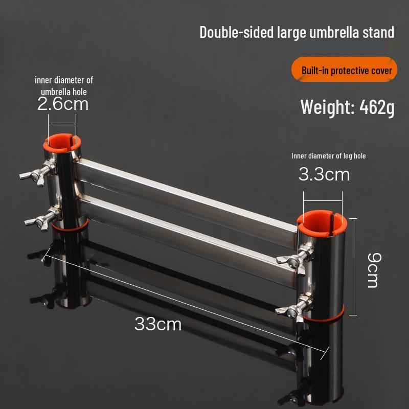 

Anti-Wind Stainless Steel Fishing Platform Umbrella Holder