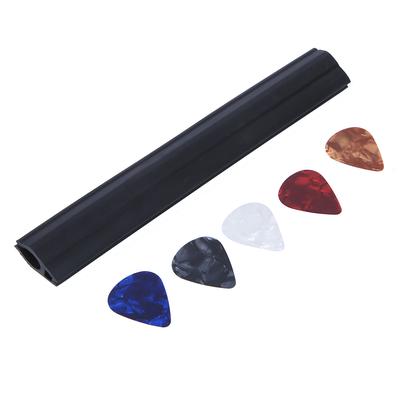 Guitar Picks Holder Clamp Clip Black Rubber 5Pcs Pickup Musical Instrument Accessories
