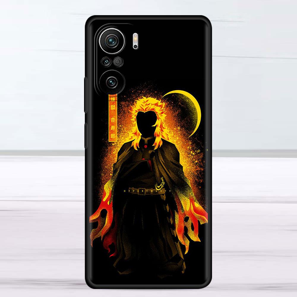 

Милый чехол Demon Slayer аниме для Xiaomi Redmi Note 11 10 9S 9 K40 Pro 7 8 9A 9C 8T 9T 10C 10Pro, силиконовый чехол для телефона Redmi K40 Pro