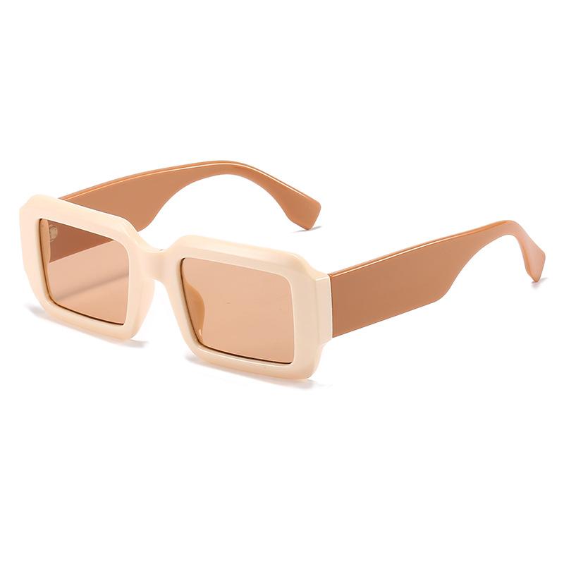 European and American box color matching sunglasses Cyberpunk ins plain sunglasses trendy sunglasses