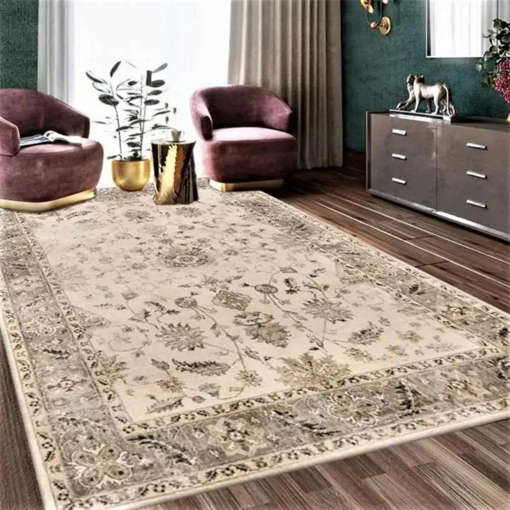 Ethnic Retro Style Carpet for Living Room Living Room Bedroom Bathroom Carpet Home Decoration Soft Foot Mat Anti Slip