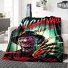Nightmare Elm Street Flannel Blanket Super Soft Warm Cozy Blanket For Sofa Bed Office Travel Allseason Home Decor Gift