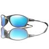 1 & 5 Pairs Pairs Unisex Fishing Sunglasses with Metal Frame UV Protection for Outdoor Sports Cycling Running Hiking Driving