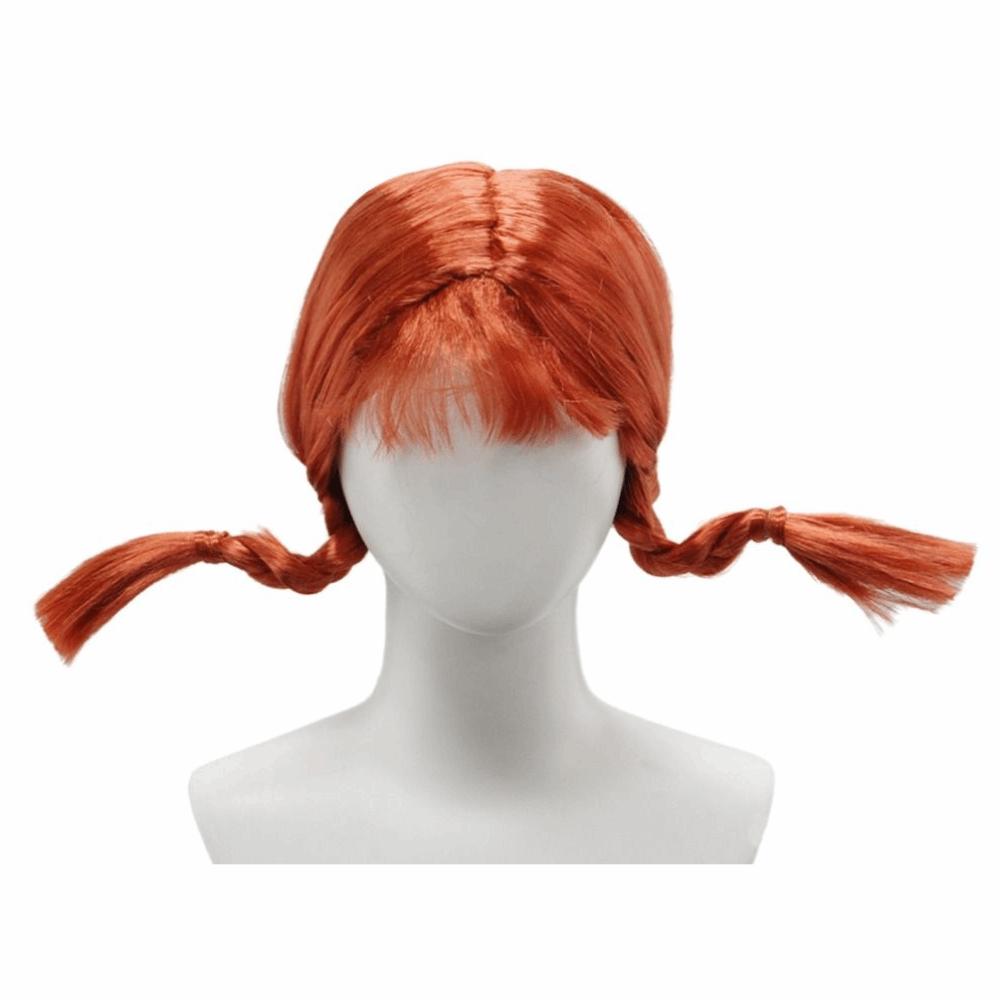 Anime Long Orange Hair Anti-warped Twisted Braid Wig Halloween Cosplay Wig  Carnival Party