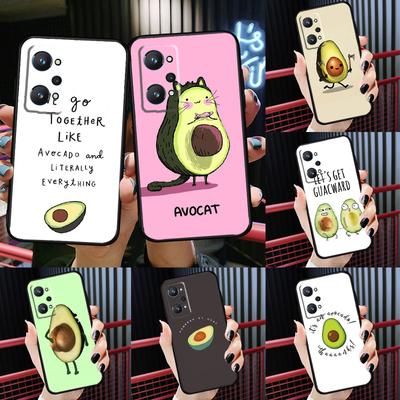 Lustige Avocado-Zitate Für Realme C55 C33 C30 C21Y 10 Pro Plus GT Neo 5 3 3T Hülle Für OnePlus 11 10 Pro Nord 2 2T