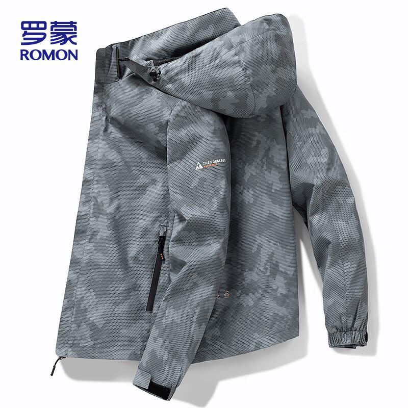 

ROMON Men s i7 Camouflage Hooded Jacket XL