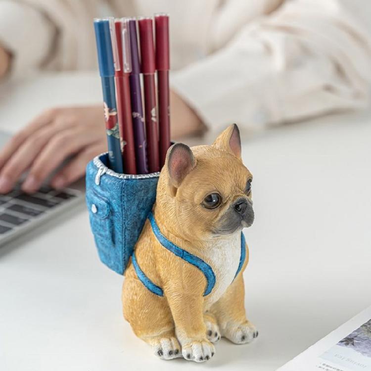 Dog Shaped DIY Vase Mold for Crafting Concrete and Epoxy Candle Holders